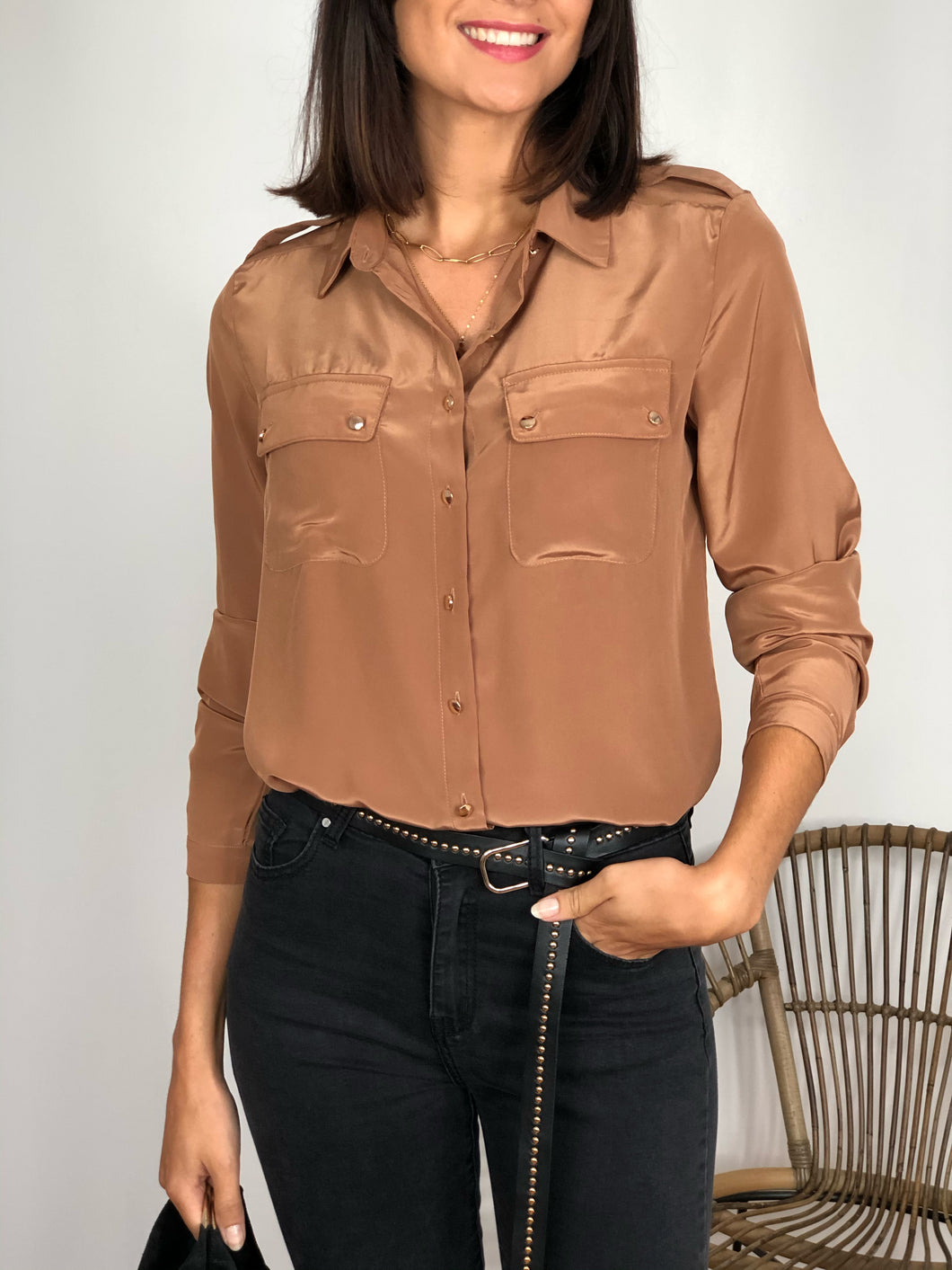 Chemise Raphaella camel