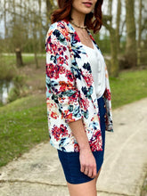 Veste blazer Maelle à fleurs