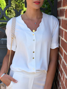 Blouse Fallone blanche