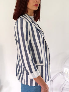 Veste blazer Nine à rayures