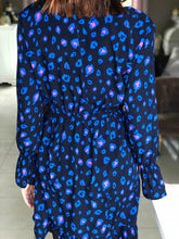 Robe Jeanice léo bleu et rose