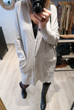 GILET LONG BEIGE