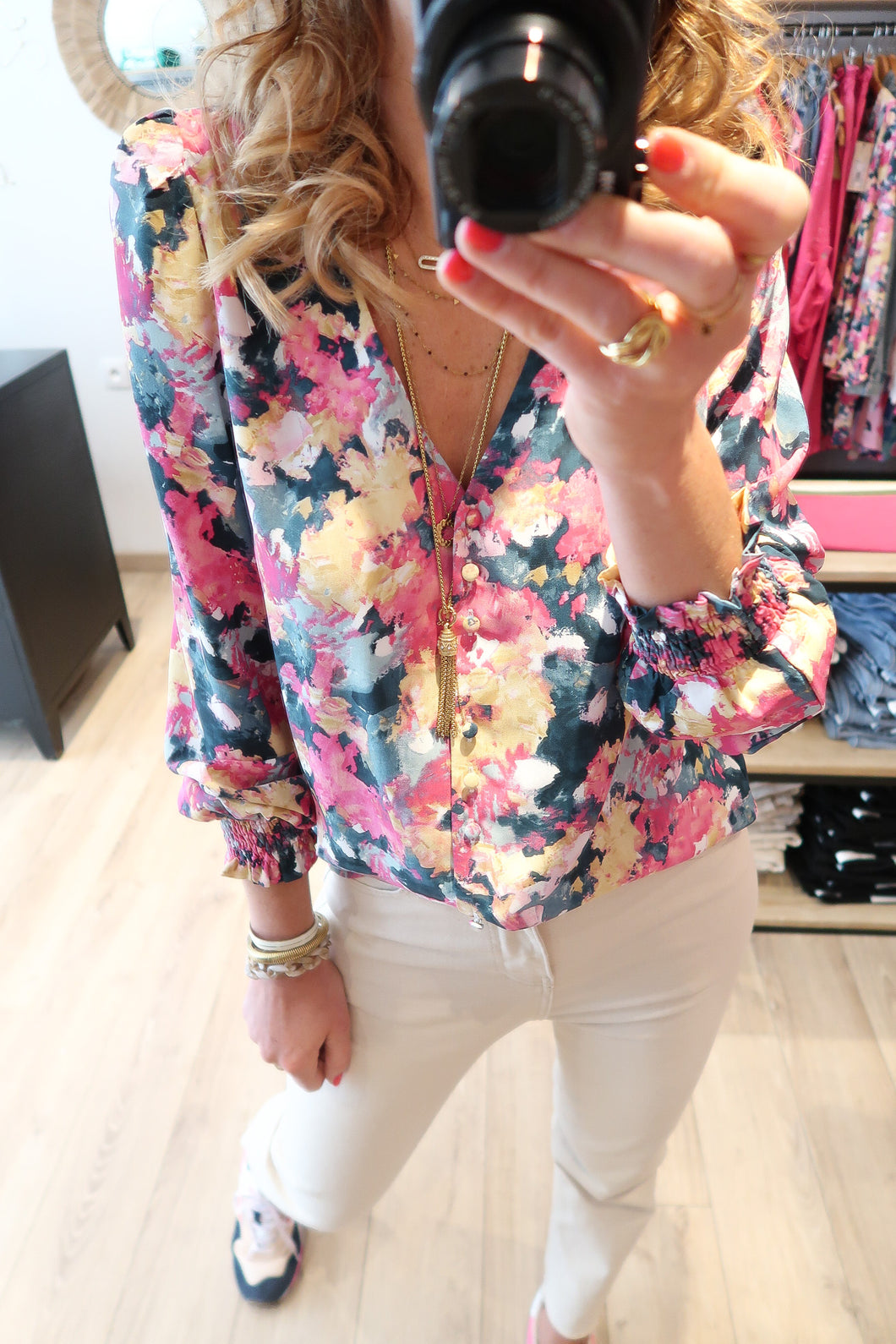 BLOUSE ENOLA FUSHIA