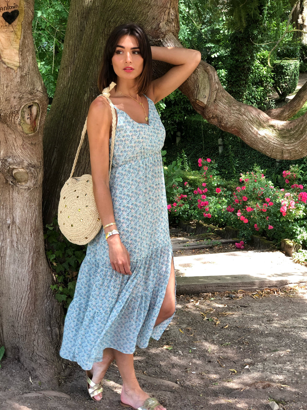 Robe Irène verte