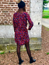 Robe Erika léopard rouge