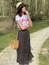 Jupe longue Marine noire