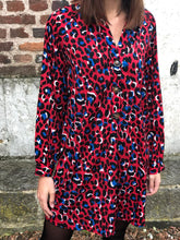 Robe Erika léopard rouge