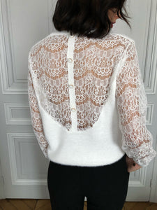 Pull Alma écru