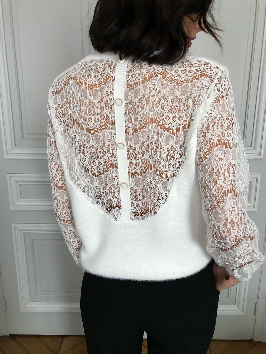 Pull Alma écru