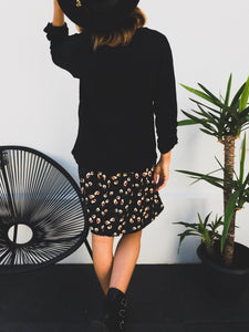 Pull Fallone boutonné noir