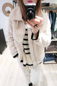 VESTE MOUMOUTE ECRU