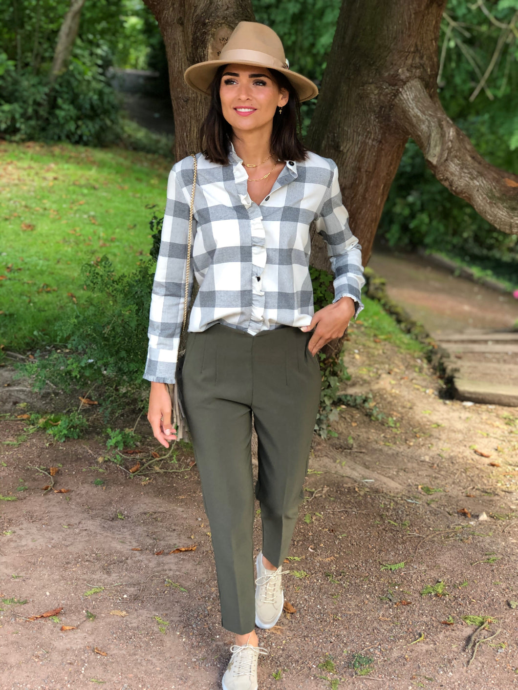 Pantalon Lara kaki