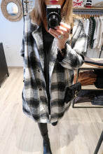 VESTE CARREAU NOIR