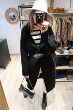 GILET LONG NOIR