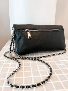 Sac pochette cuir