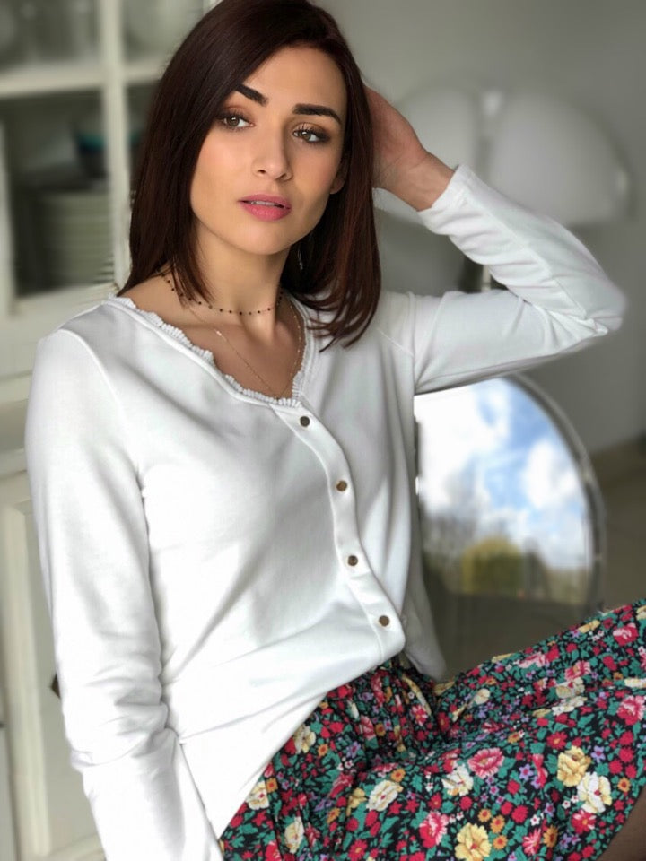Pull Josie écru