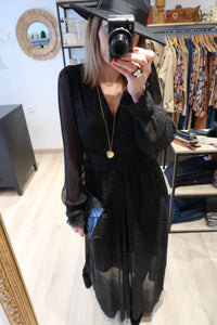 ROBE LONGUE PAILLETE
