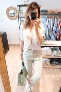 BLOUSE HEIDI ECRU