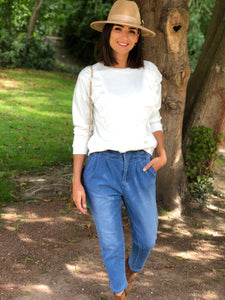 Sweat Manon blanc