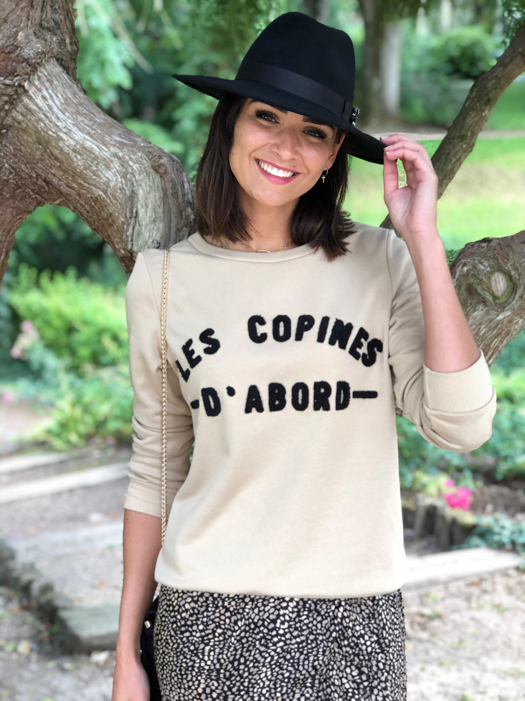Sweat Marie camel clair