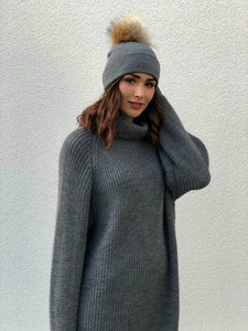 Robe pull Gabrielle grise