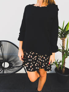 Pull Fallone boutonné noir