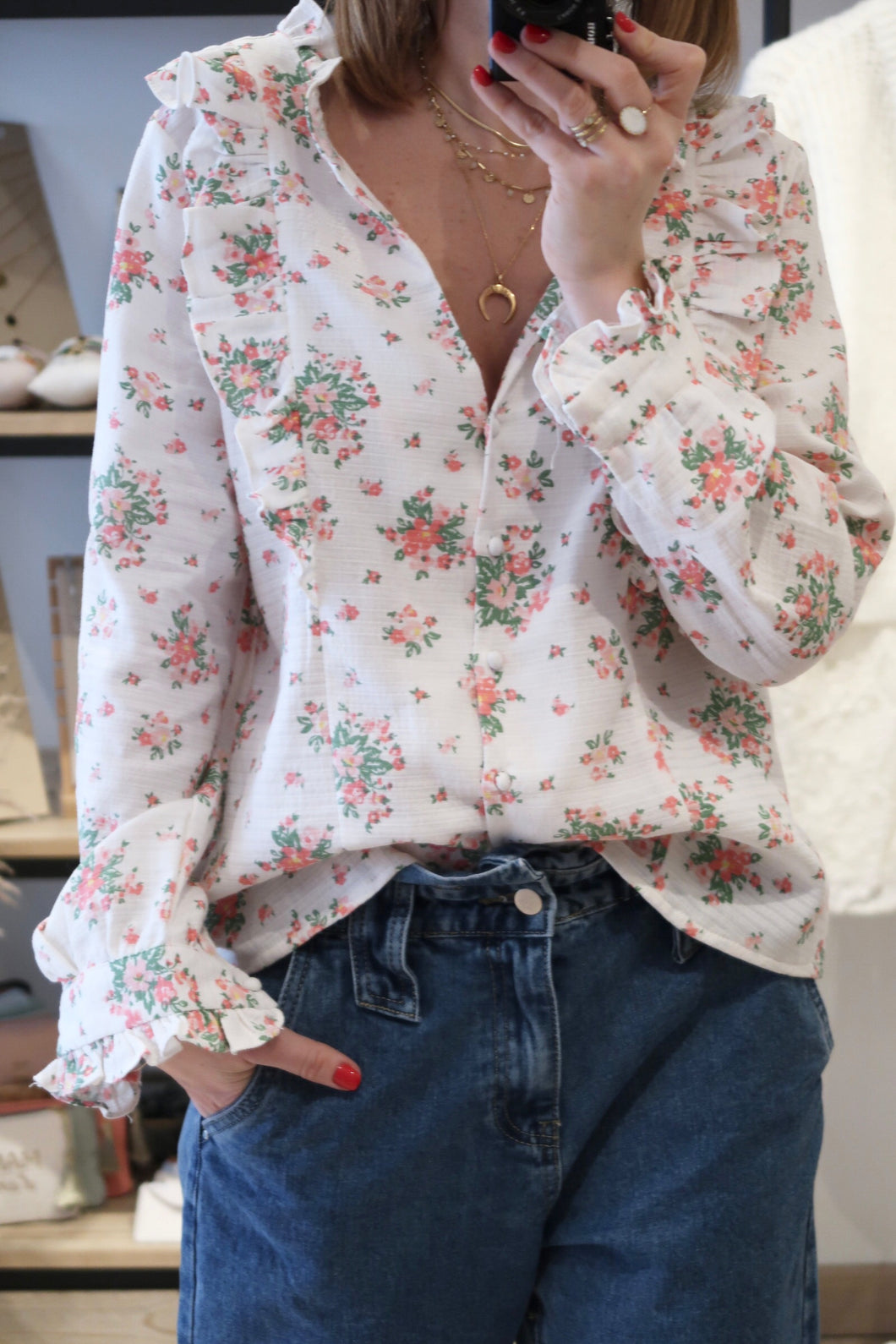 CHEMISE DAISY FLEURIE