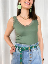 TOP LILA KAKI