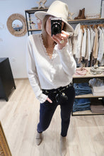 GILET BLANC DENTELLE
