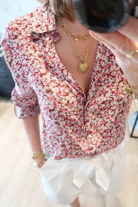 CHEMISE DALHIA ROSE