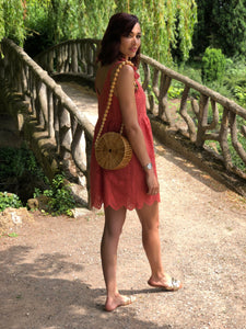 Sac rond bambou