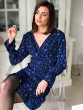 Robe Jeanice léo bleu et rose