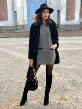 Robe Emmanuelle en maille boutons dorés