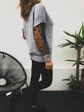 Pull Fleurice gris