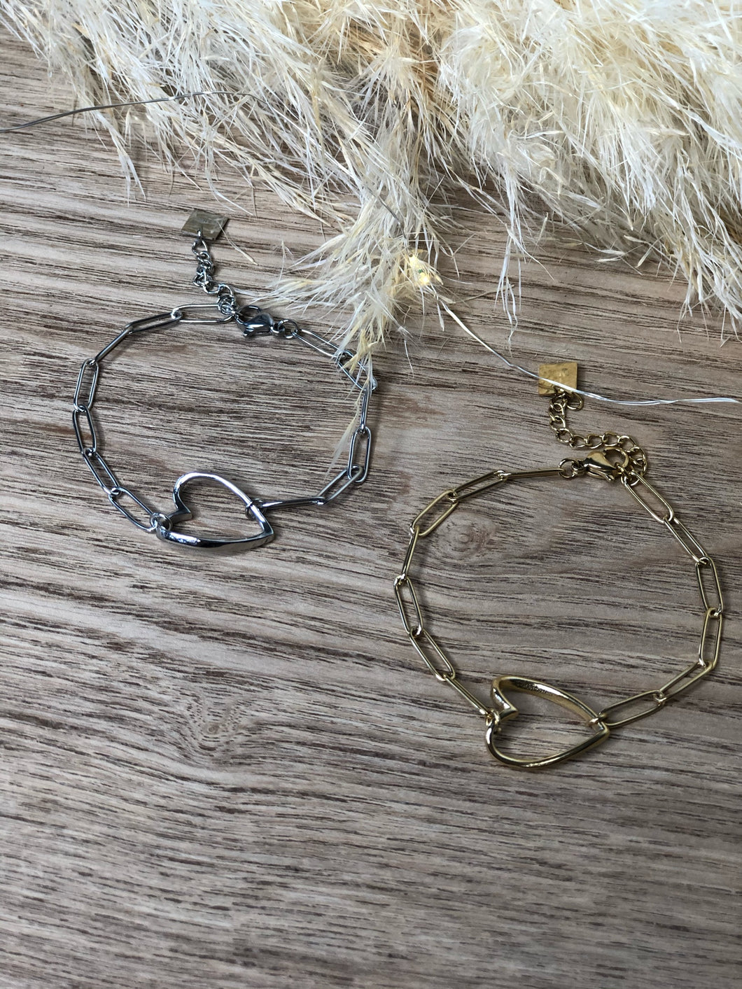 Bracelet maillon coeur
