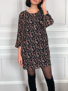 Robe Adélie imprimée fleurs