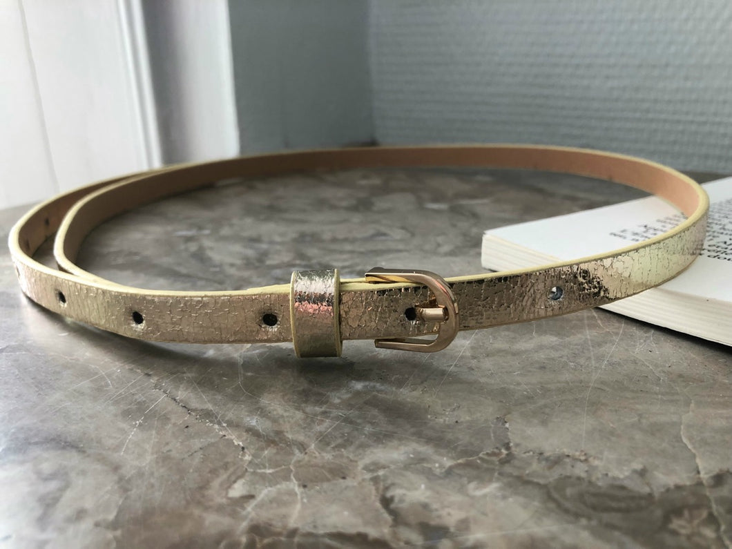 Ceinture top fine dorée