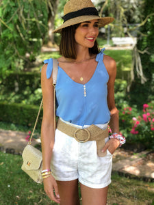 Short Isabella blanc