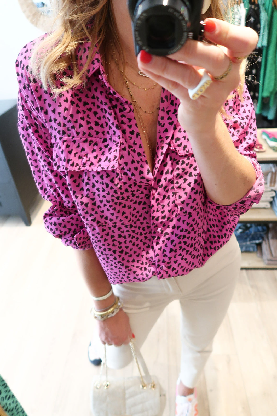 CHEMISE CLARA FUSHIA