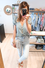 BLOUSE MAIA VERT DE GRIS