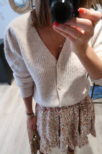 GILET SIMON BEIGE