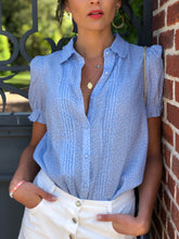 Chemise France bleu ciel